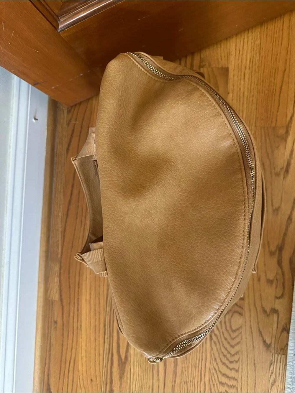 Miss Fong cognac diaper bag
